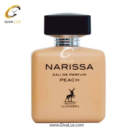  ادو پرفیوم  زنانه الحمبرا اورجینال مدل Maison Alhambra Florence | فلورنس رایحه مشابه گوچی فلورا حجم  100 میل Maison Alhambra Narissa Peach.jpg